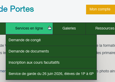 Services en ligne
